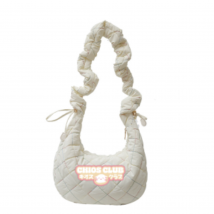 CHIOS CLUB - Chios Signature Rainbow Bubble Tote WHITE [tote25WH]